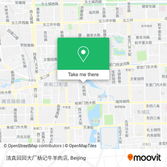 清真回回大厂杨记牛羊肉店 map