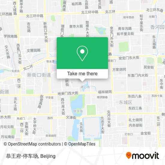 恭王府-停车场 map
