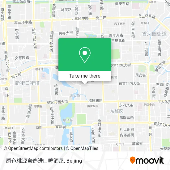 爵色桃源自选进口啤酒屋 map