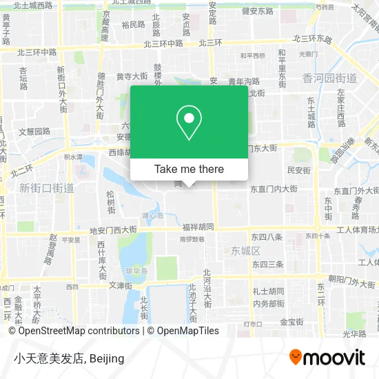 小天意美发店 map