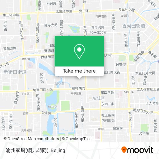 渝州家厨(帽儿胡同) map
