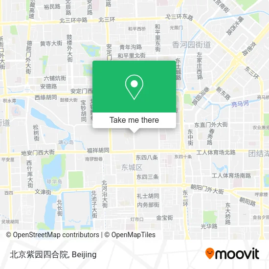 北京紫园四合院 map