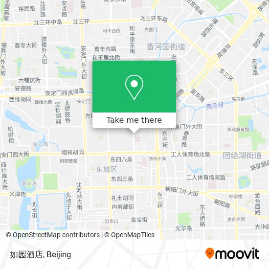 如园酒店 map