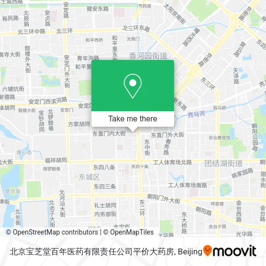 北京宝芝堂百年医药有限责任公司平价大药房 map
