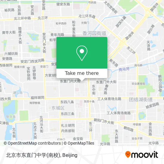 北京市东直门中学(南校) map
