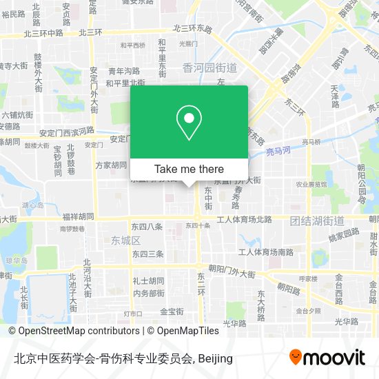 北京中医药学会-骨伤科专业委员会 map