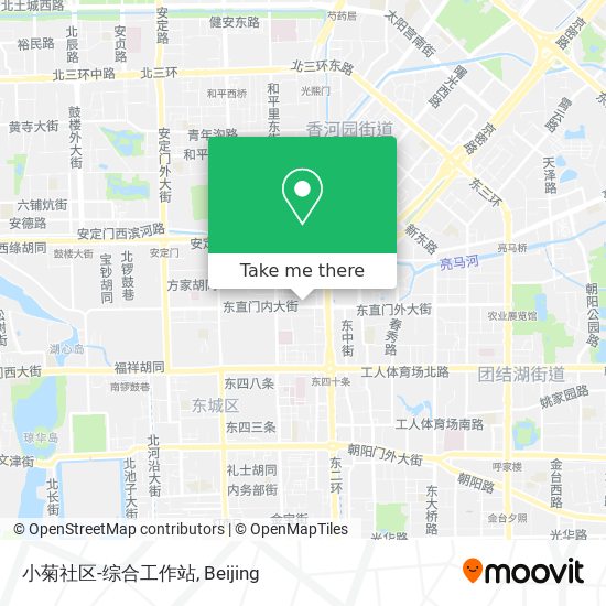 小菊社区-综合工作站 map
