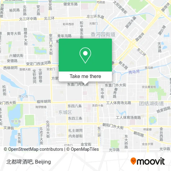 北都啤酒吧 map