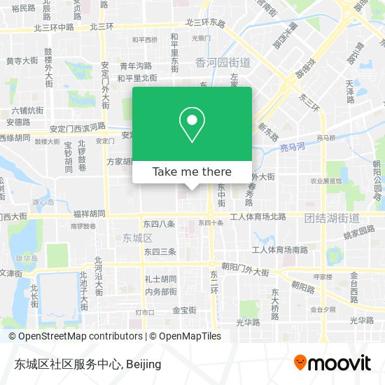 东城区社区服务中心 map