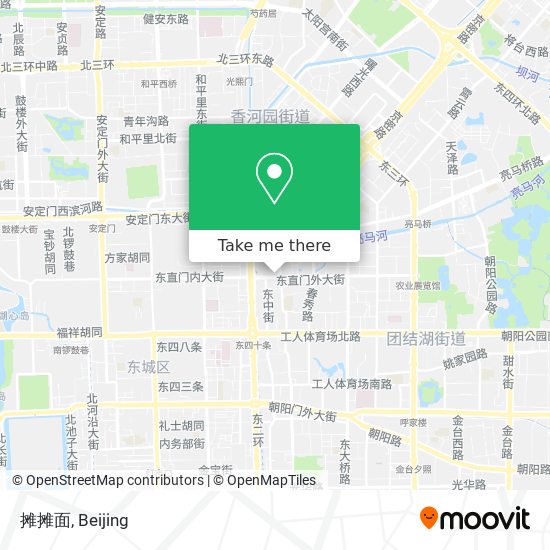 摊摊面 map