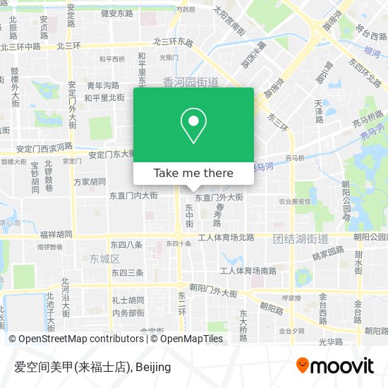 爱空间美甲(来福士店) map