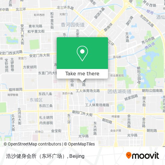 浩沙健身会所（东环广场） map