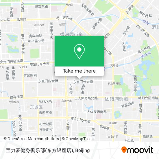 宝力豪健身俱乐部(东方银座店) map