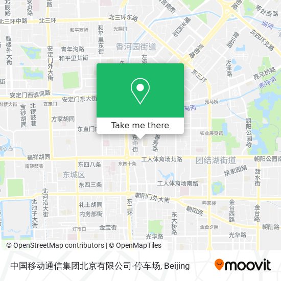 中国移动通信集团北京有限公司-停车场 map