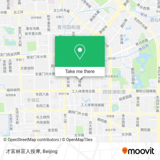 才富林盲人按摩 map