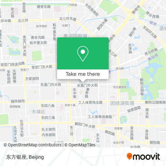 东方银座 map