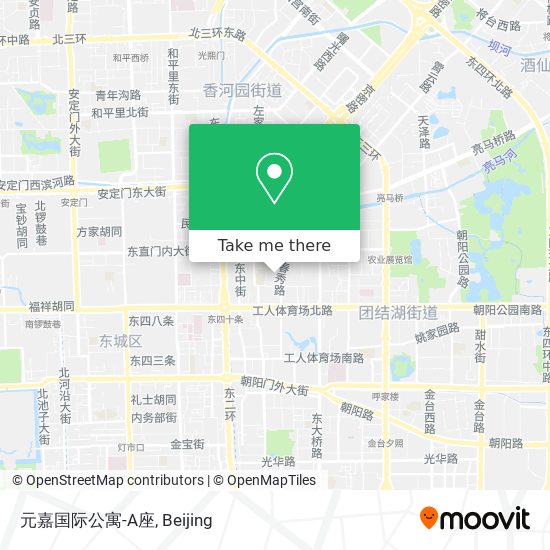 元嘉国际公寓-A座 map