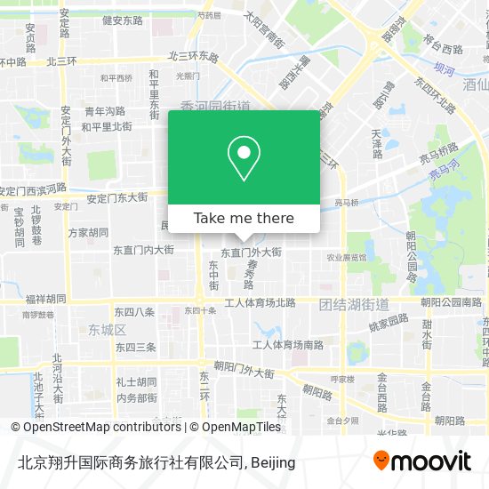 北京翔升国际商务旅行社有限公司 map
