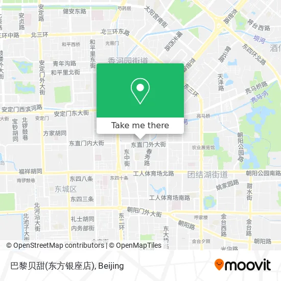 巴黎贝甜(东方银座店) map