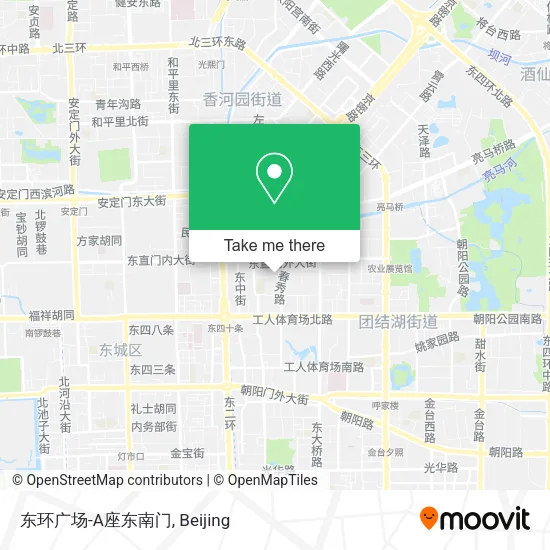 东环广场-A座东南门 map