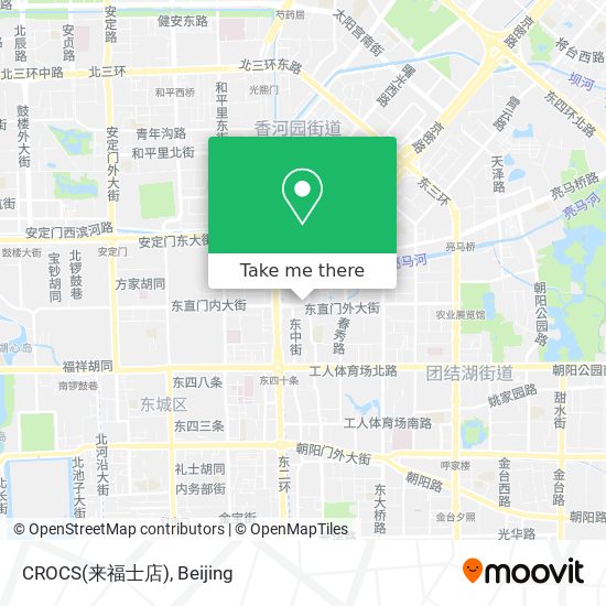 CROCS(来福士店) map