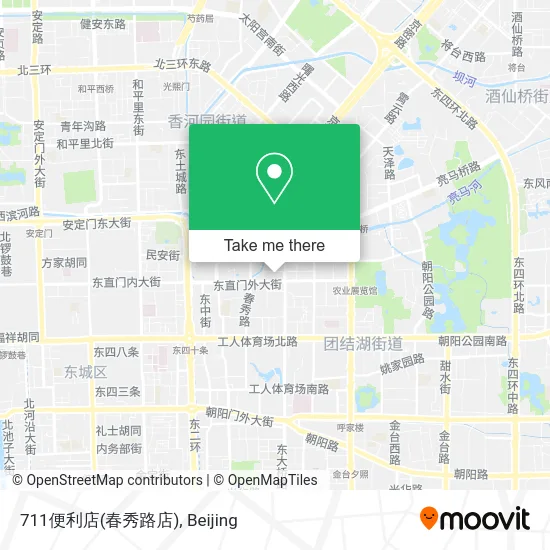 711便利店(春秀路店) map