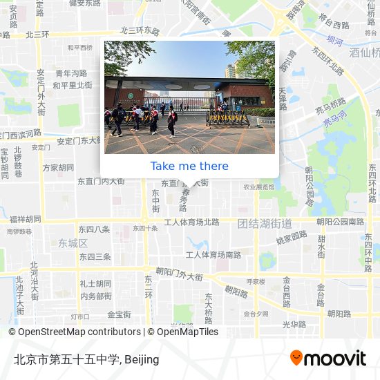 北京市第五十五中学 map