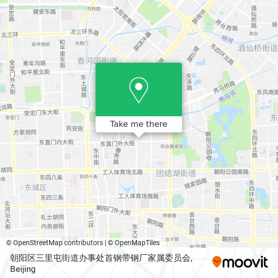 朝阳区三里屯街道办事处首钢带钢厂家属委员会 map