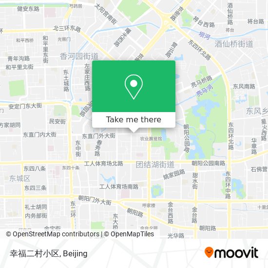 幸福二村小区 map