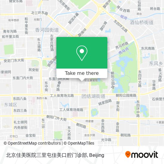 北京佳美医院三里屯佳美口腔门诊部 map