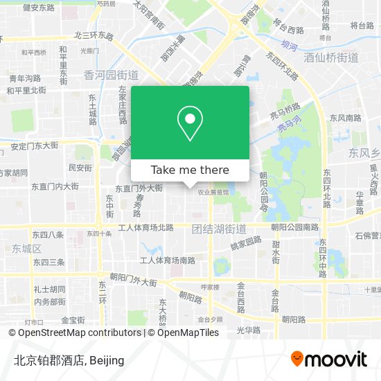 北京铂郡酒店 map