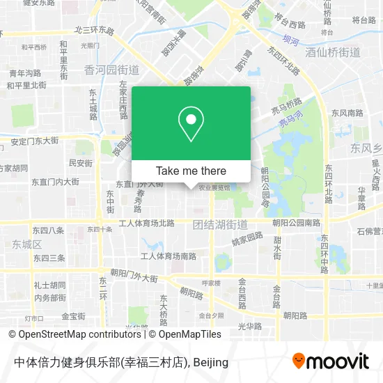 中体倍力健身俱乐部(幸福三村店) map