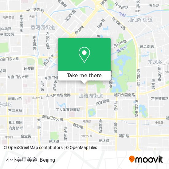 小小美甲美容 map