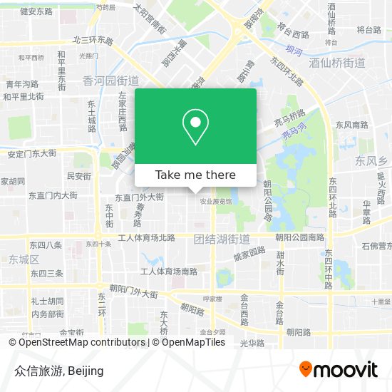 众信旅游 map