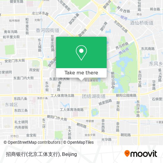 招商银行(北京工体支行) map