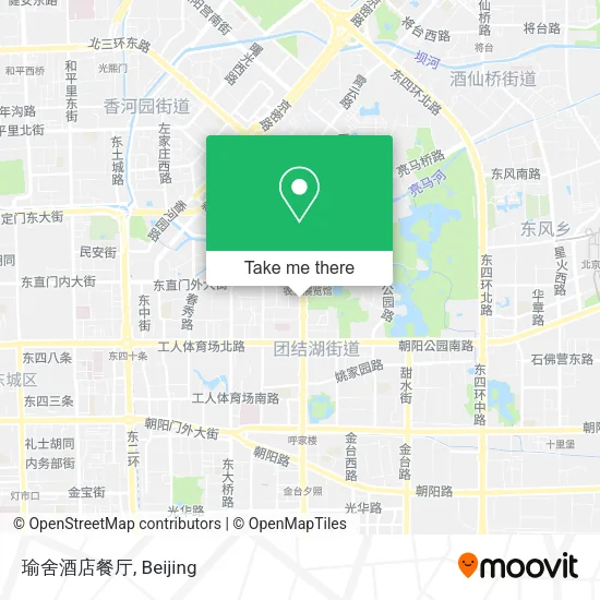 瑜舍酒店餐厅 map