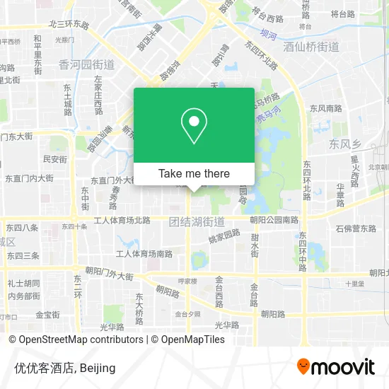 优优客酒店 map
