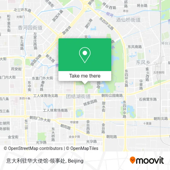 意大利驻华大使馆-领事处 map