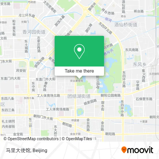 马里大使馆 map