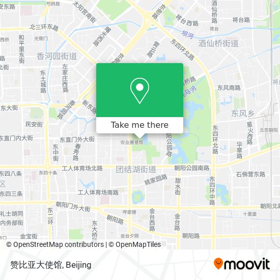 赞比亚大使馆 map