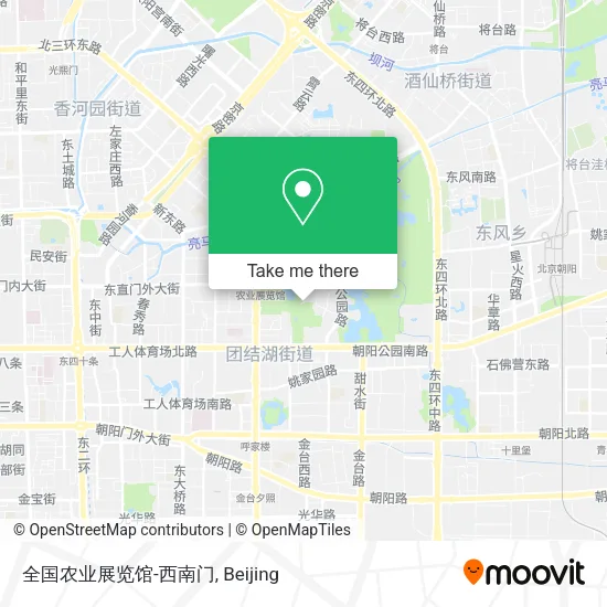 全国农业展览馆-西南门 map
