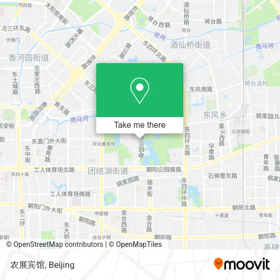 农展宾馆 map