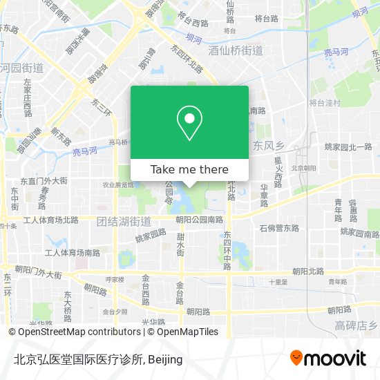 北京弘医堂国际医疗诊所 map