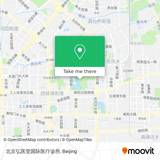 北京弘医堂国际医疗诊所 map
