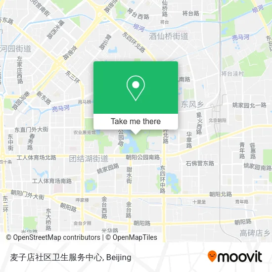麦子店社区卫生服务中心 map