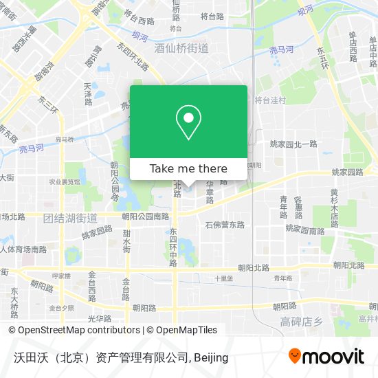 沃田沃（北京）资产管理有限公司 map