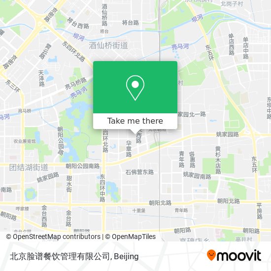 北京脸谱餐饮管理有限公司 map