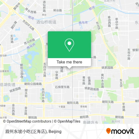 眉州东坡小吃(泛海店) map