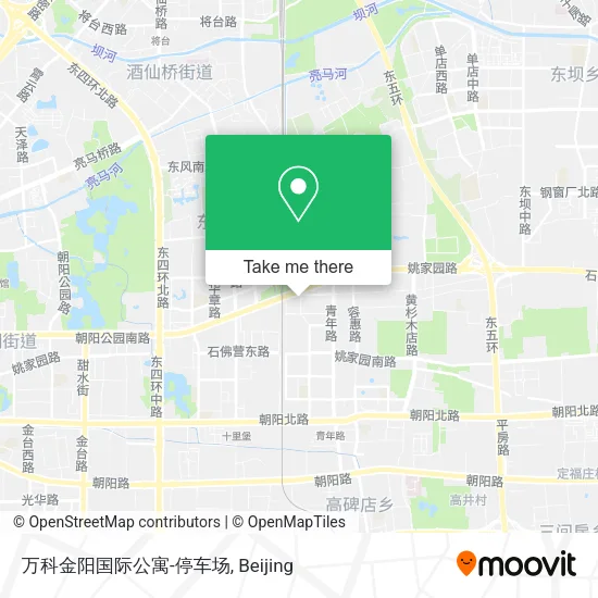 万科金阳国际公寓-停车场 map