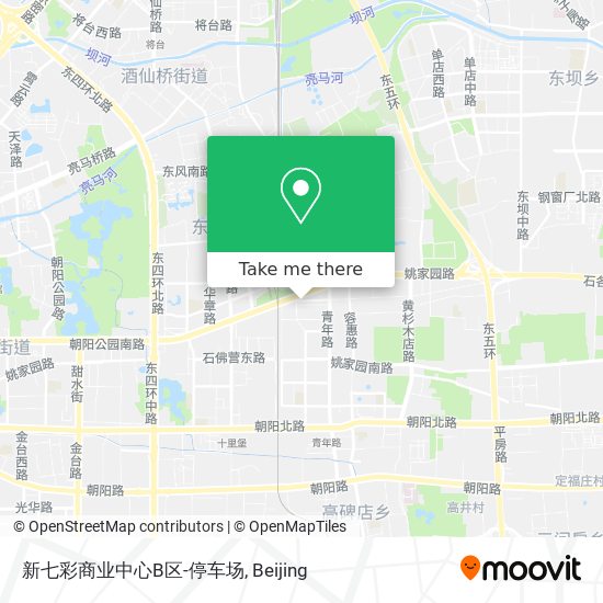 新七彩商业中心B区-停车场 map